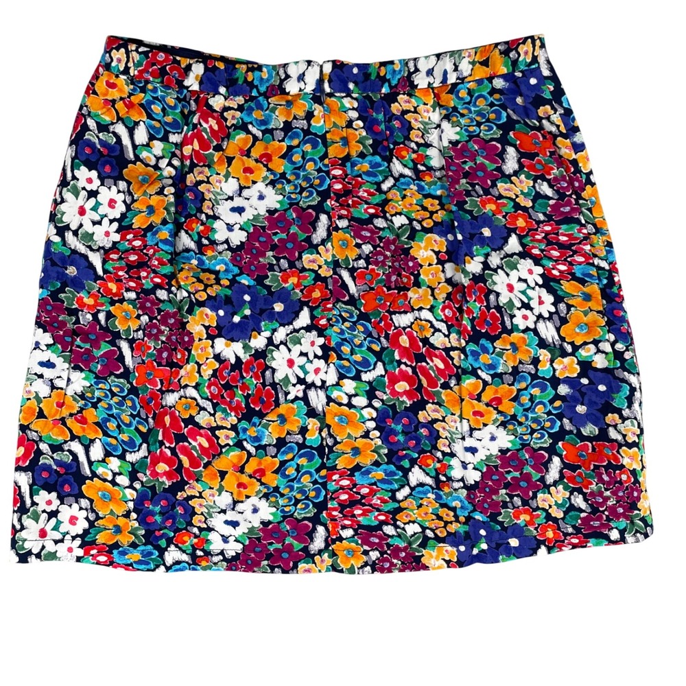 Lost + Wander Renoirs Terrace Mini Skirt Floral Multi Color WSWC06239 Womens M - Picture 2 of 7